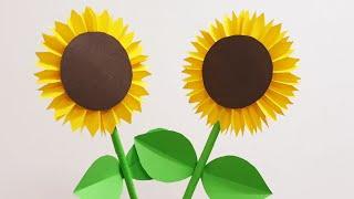 DIY very easy paper Sunflower ,paper flowers,