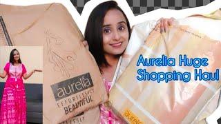 Aurelia Huge Kurta Set Haul | Best Outfits for Festival | Kurtis Try On | Unboxing & Review