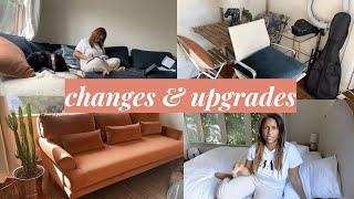 AT HOME DIARIES: selling my sofa, final declutter pile, rainy days, visiting friends️