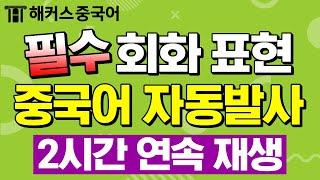 중국어 필수 회화! 이것만 알면 중국어 자동발사 2탄ㅣ2시간 반복재생ㅣHSK TSC 중국어시험