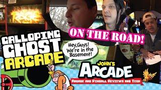 John goes to Galloping Ghost Arcade in Brookfield, IL - Gregg from Arcade Impossible Tour Review