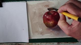 How To Paint A Red Apple  Watercolour lesson Patrick Ley-Greaves