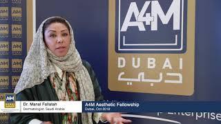 Dr. Manal Fallatah, Dermatologist from KSA Reviews A4M Fellowshiop