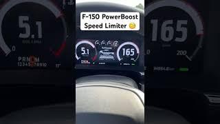 F-150 PowerBoost Speed Limiter . Subscribe for more auto content! #shorts #ford #f150