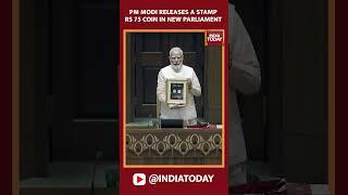 PM Modi Launches Rs. 75 Coin To Mark New Parliament Building's Inauguration | #shorts