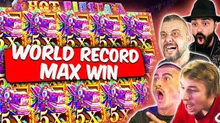 HOT FIESTA MAX WIN: Top 3 World Record Wins (Xposed, Roshtein, Classybeef)