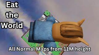 All Normal Maps shown from an 11M size height in Eat the World