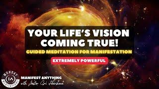 Feel your life’s vision coming true! Powerful 12 Minute Guided meditation for Manifestation [LOA]