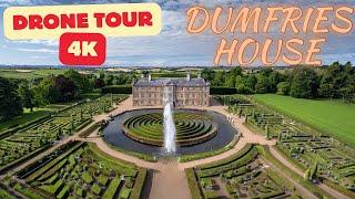 Epic DJI Mavic 3 Drone Flight Over Dumfries House & Queen Elizabeth II Walled Garden | True Scottish