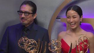 Shōgun Cast REACTS to Making Emmys HISTORY! (Exclusive)