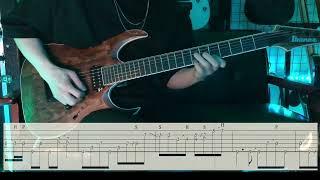 Riff of Thanks Nobuo from Periphery Ⅴ. (Mark's IG ver.) Cover with tabs(Drop C, at BPM 216)