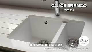 Classic Quartz Ice Branco Kitchen Countertops: Elegance and Resistance for your Home