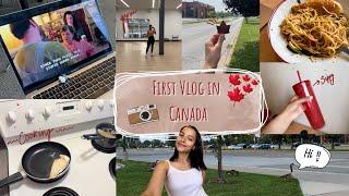 My first vlog in CANADA  | Room Tour at Brock University 