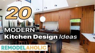 20 Modern Kitchen Design Ideas | Remodelaholic  #ideas #design #kitchendesign
