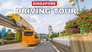 8K - Singapore City Driving Tour | Driving In Singapore 2024