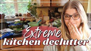 Kitchen Declutter With Me  INSANE BEFORE & AFTERS!