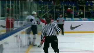 WJC - Ryan Hartman Hit to the head + Jacob Trouba Charging. Dec 30th 2012