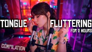 ASMR Tongue Fluttering for Ultimate Relaxation  2 Hours  No Talking