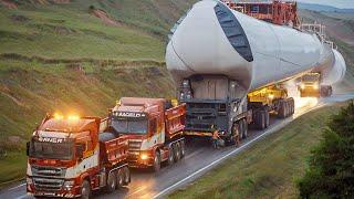 Death-Defying Transport Skill Operations Feats Monster Trucks and Colossal Heavy Equipment in Action