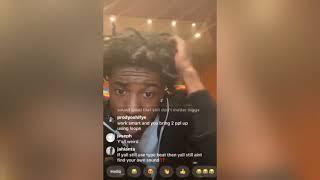 Section8 Chichi Cooking Up Fire Beats In The Studio On Instagram Live IG LIVE TV