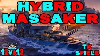 Hybridschiffe 12vs12 *Kradonische Gefechte* ️ in World of Warships  #worldofwarships