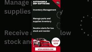 Best Autoparts ERP software for vehicle inventory management - Moiboo USA