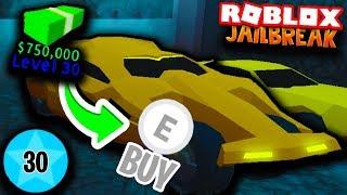 ⭐ I won 30LVL and bought the NEW AUTO at JAILBREAK! BATMOBIL ⭐