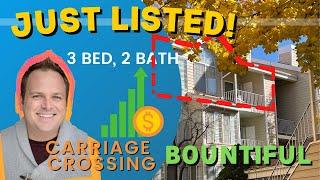 Cozy Carriage Crossing Condo in Bountiful, Utah for Sale by Jared Bryson with Bryson Real Estate