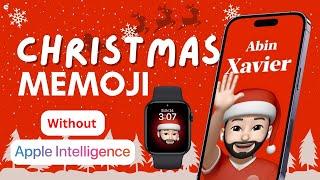 Make Christmas Memoji without apple intelligence | In Malayalam