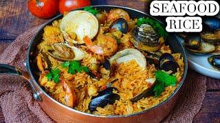 BEST SEAFOOD RICE RECIPE || BASMATI RICE || DISHESBYQ