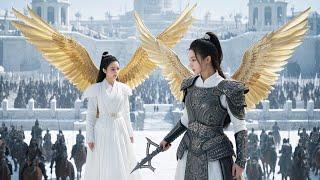 The real and fake queens engage in a golden-winged battle—who is the true winged goddess?