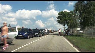 Nature One 2014 Verkehrsstau ohne Ende um Kastellaun