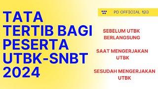 PERATURAN BARU BAGI PESERTA UTBK-SNBT 2024