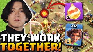Klaus COMBINES Fireball & ROOT RIDER SPAM 1st Time EVER (Clash of Clans)