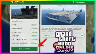 GTA ONLINE NEW NAVAL DLC 2025, Air Craft Carrier, OCEAN Sea Property, GTA 6 Trailer 2 (GTA 5 Update)