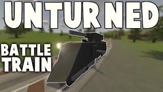 How To DRIVE THE BATTLE TRAIN! (Unturned)