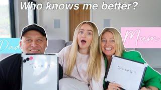 MUM VS DAD!! Who knows me better!! *hilarious*