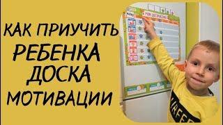 Как приучить ребенка. Доска мотивации