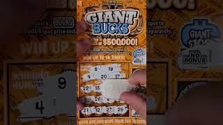 NEW GIANT BUCKS PA LOTTERY 5$ TICKET WINNER #palottery #lottery #scratch #win #winner #scratching