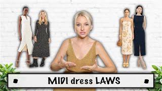 Why you don't like MIDI dresses on you