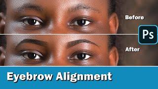 Mastering Eyebrow Alignment in Photoshop - Here's What You Need to Know!