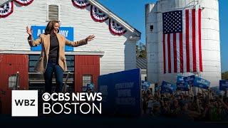 VP Kamala Harris campaigns in North Hampton, New Hampshire