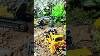  RC Bulldozer Meets Tough Conditions on the Construction Site!  #toys #automobile #rcbulldozer