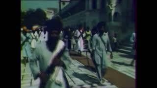 Rare Footage of Sant Jarnail Singh Ji Bhindranwale Walking around Parikarma