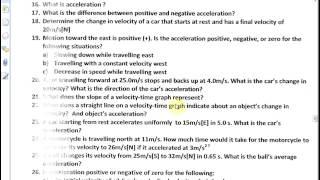 Science 10 Review of Physics