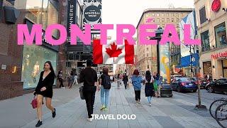 MONTREAL QUEBEC CANADA 4K Walk Tour!