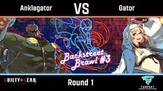 Anklegator (Potemkin) vs Gator (Bridget) - Strive Round 1 - Backstreet Brawl #3