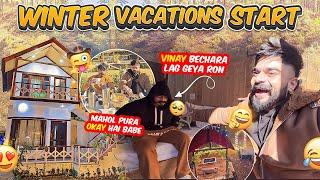 Vinay Khijj GayaWinter 1st Vacation️Hass k Hoya bura haalMahol pura Ok|SajanJagpalpuria|Newvlog