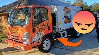 Dude's MAD I Park Our Garbage Truck At Home!