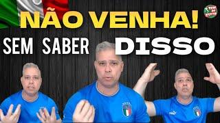 FUNDAMENTAL SABER DISSO AO VIR MORAR NA ITALIA